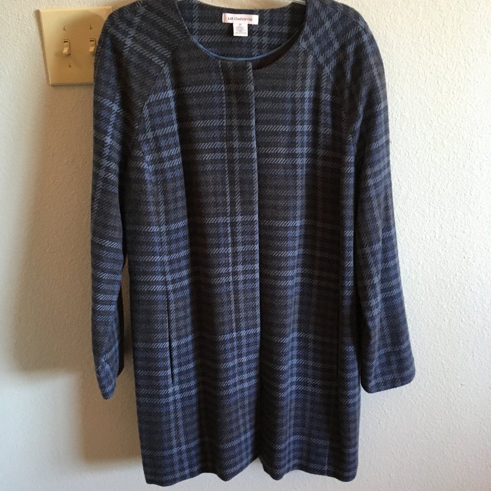 Professional Long Wool Jacket by Liz Claiborne EUC